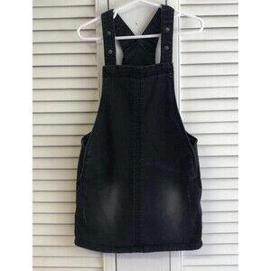 Name it Size 5 black distressed denim skirt jumper